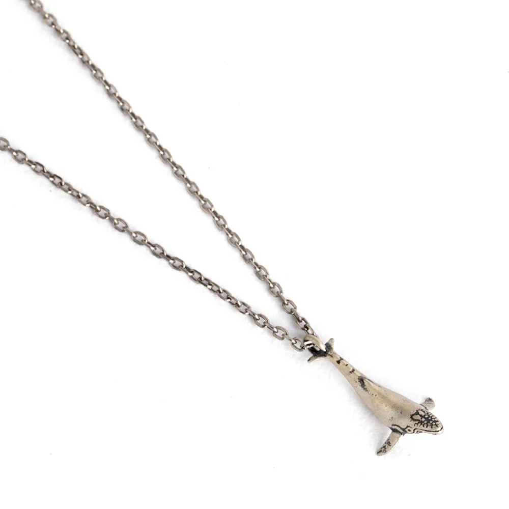 925 Sterling Silver Whale Pendant for Necklace Jewelry Finding Accessories Vintage Necklace Pendants Jewelry