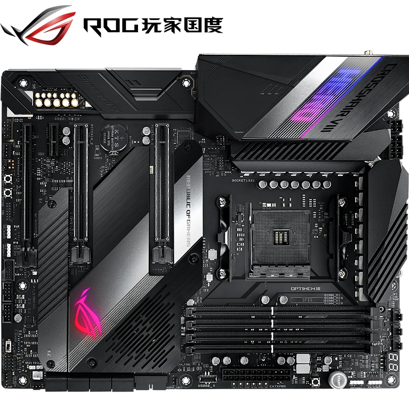  ASUS ROG CROSSHAIR VIII HERO(WI-FI) desktop computer game X570 motherboard C8F(WI-FI)