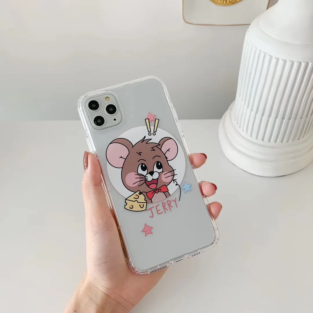 Японский милый мультяшный Q версия том Джерри чехол для телефона iphone Xs 11 pro MAX 7 8 plus