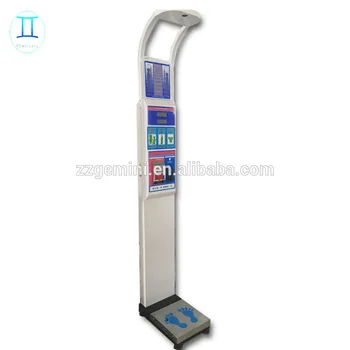 Online Height And Weight Coin-operated Digital Weighing Scale With Coin Or Bill Acceptor