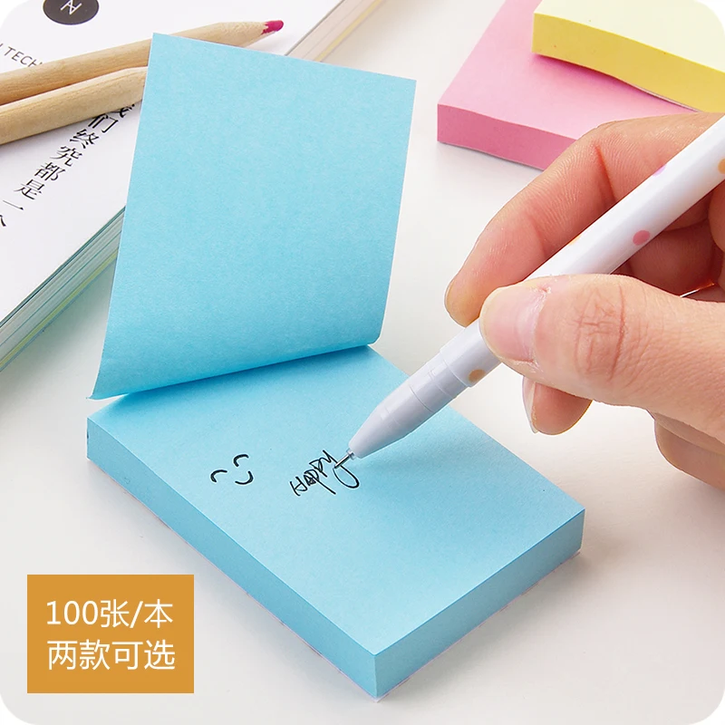 

100 Pages Memo Note Sticky Paper Stationery Planner Sticky Notes Bookmark School Office Stationery Supply