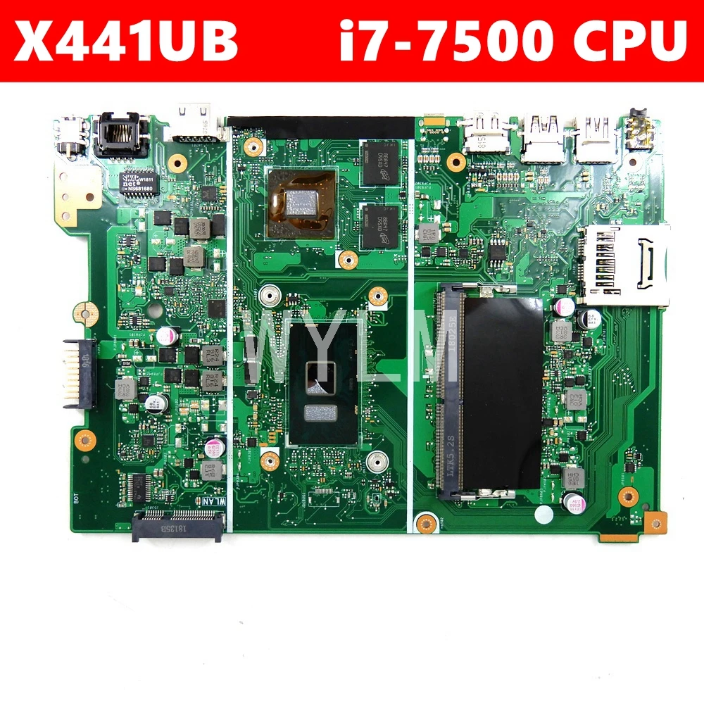 Материнская плата X441UB i7-7500CPU 8 ГБ ОЗУ для ASUS X441U X441UV материнская ноутбука