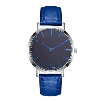 

Blue Pin Watches Men Round Dial Wrist Watches Mens Watches Top Brand Business Quartz Men's Watch for Men Women Valentine Gifts