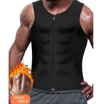 

Men Neoprene Sauna Thermo Sweat Body Shaper Waist Trainer Gym Slim Corset Vest