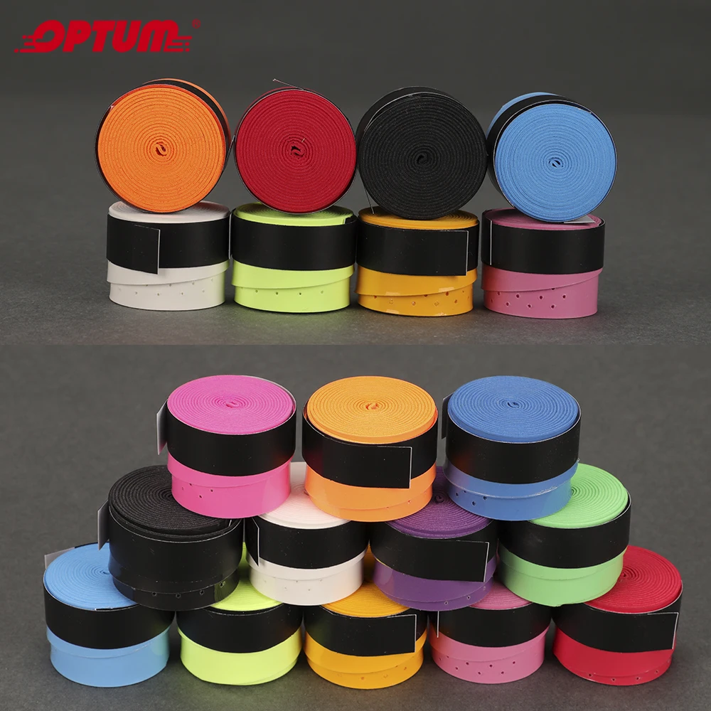 60 PCS Tennis Racket Overgrips Padel Over Grips Badminton Over Grips Sweat Absorbed Wraps Tapes Grips Sweatband