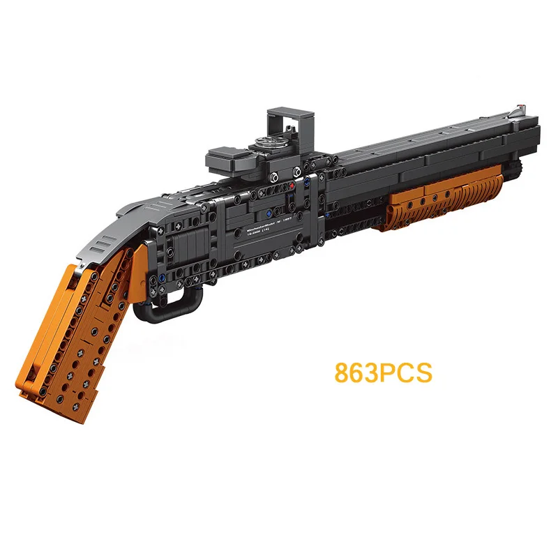 Классный современный военный пистолет строительный блок оружия Winchester модель M1887