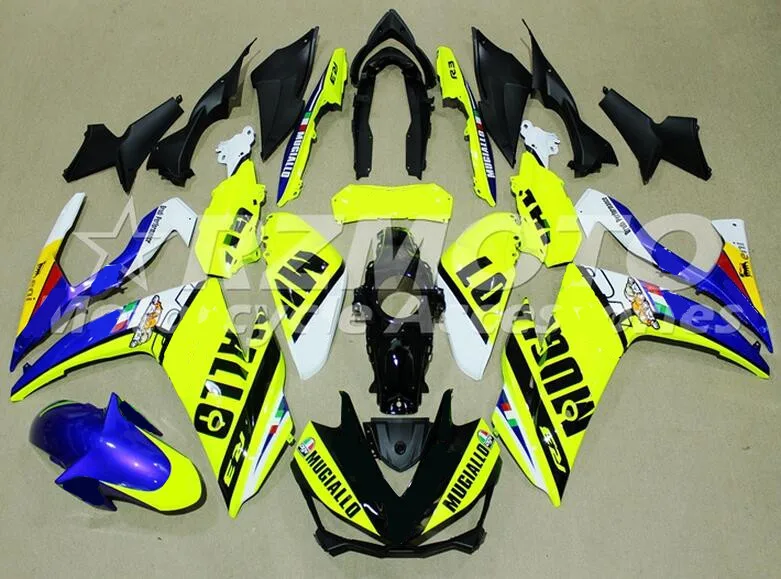 4 Подарки YZF R3 R25 ABS инъекции обтекателя комплект для Yamaha YZFR3 YZFR25 Полный обтекатели Cowling прохладный стиль