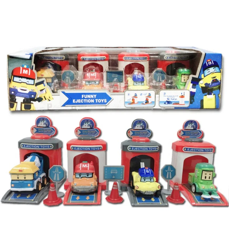 Игрушечная катапульта ROBOCAR POLI Acion, игрушка для детей, подарок на день рождения - Цвет: 2