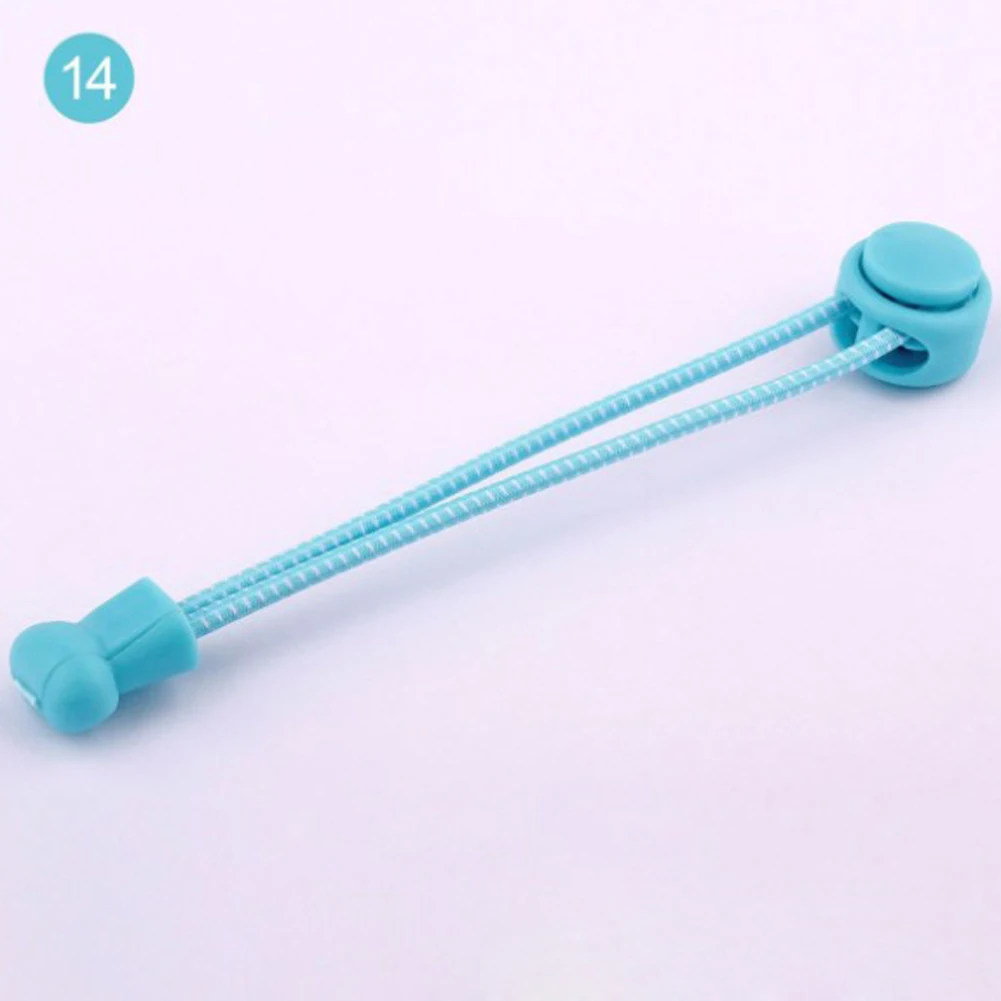 light blue 1 шт. шнурки без галстука ленивые быстро шнурки для обуви эластичные кроссовки спортивные шнурки для бега силиконовые аксессуары для обуви - Цвет: light blue