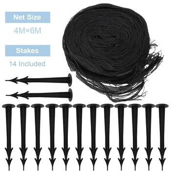 

Aviary Fruit Tree Pond Protection PE Crops Flower Extra Strong Anti Bird Netting Pest Control Plant Poultry Garden Mesh Traps