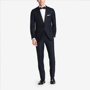 

Latest Design Slim Fit Men Suits 2020 Wedding Tuxedo Groom Wear Bridegroom Suits 2Pcs Jacket Pants Costume Homme Terno Masculino