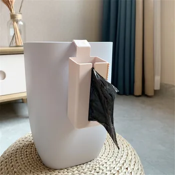 

Toilet Paper Shelf Hanging Trash Bag Storage Box Nail-Free Trash Cabinet Drawer Plastic home kitchen Trash bag storage box@35