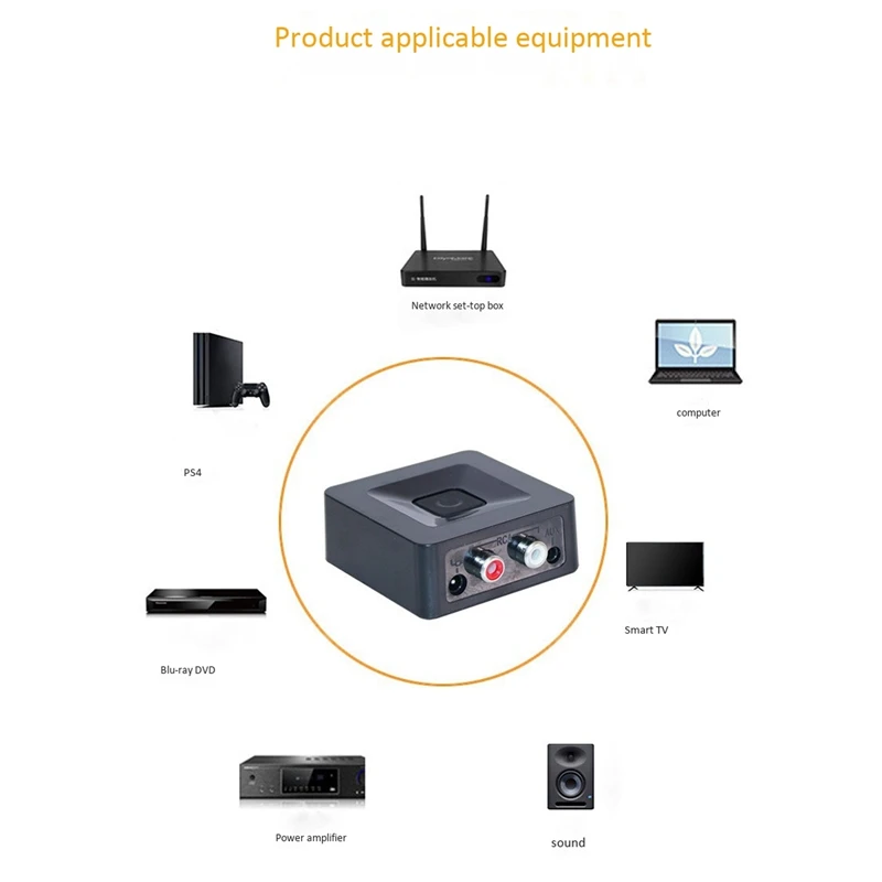 Bluetooth Receiver Digital to Analog 5 0 Bluetooth Receiver Amplifier Dual Headphone Jack 3 5mm with Optical Fiber