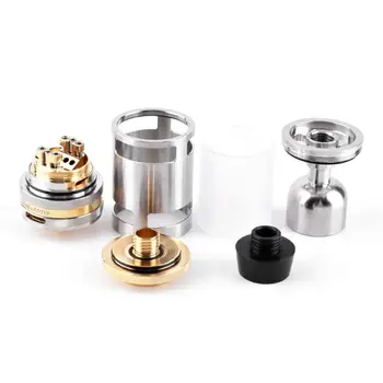 

316 Stainless Steel TF GT4 RTA Atomizer 25MM Diameter 5ML Rebuildable Tank Atomizer Replacement for Electronic Cigarette Vape Ac
