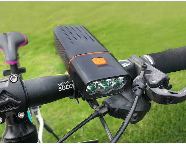 Велосипедный светильник 3* T6/L2, 5200 мА/ч, велосипедный светильник, встроенный USB, зарядка, мощный, полный, велосипедный светильник, водонепроницаемый, Аксессуары для велосипеда, как внешний аккумулятор