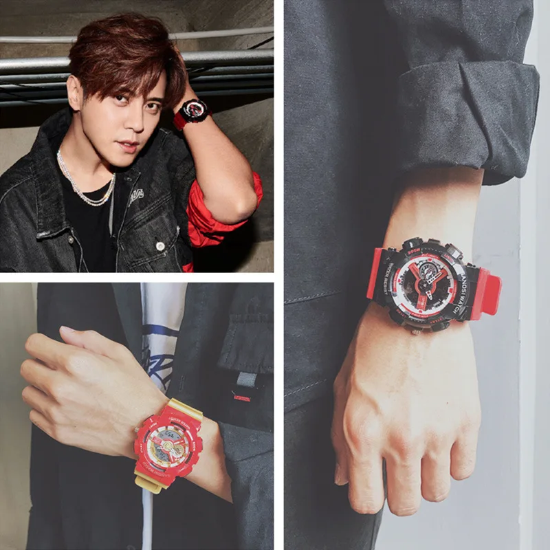 

Men LED Digital Watch Electronic Date Alarm Clock Waterproof Sports Army Quartz Watches Cool Gift Men's Watch Outdoor