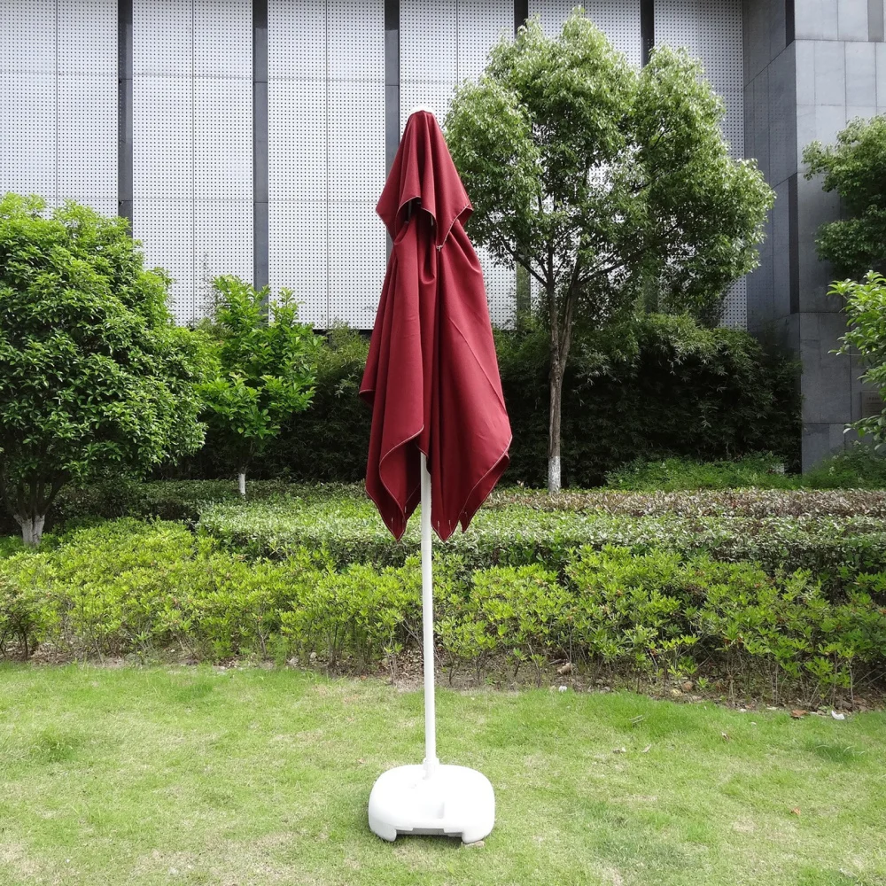 Beach Umbrella Solar Patio Umbrella Square Patio Umbrella Polyester Parasol Canopy 2x2m Sunshade Garden Umbrella Home Accessories Anti-UV Outdoor Cover