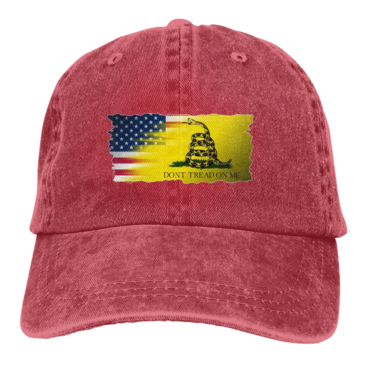 Американский флаг не протекать на мне Casquette черный унисекс Мужские Женские деним бейсболка с ремешком кепки Регулируемый Гольф папа шляпа
