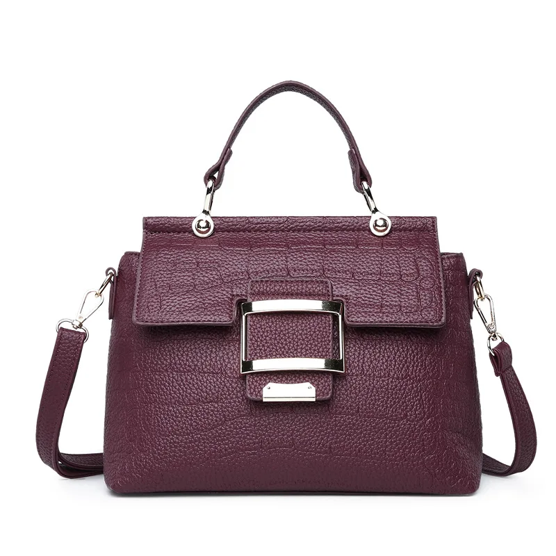

2018 Spring New Style Stone Pattern Hand Single-shoulder Bag for Women Western Style Oblique Versatile Women's Square Sling Bag