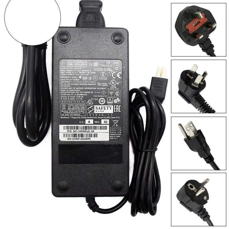 Для Delta ADP-66CR B 341-100346-01 AC блок питания зарядное устройство адаптер 12V 5.5A-б/у