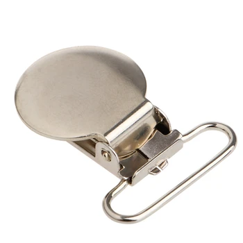 

10Pcs Baby Infant Metal Clips Pacifier Holders Shape Alloy Suspender Hook U50F