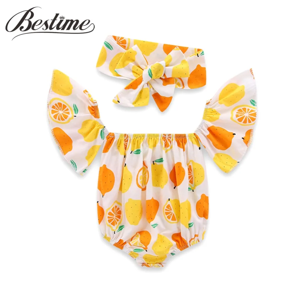Детские летние комбинезоны с оборками и открытыми плечами|infant romper|baby rompersfloral baby