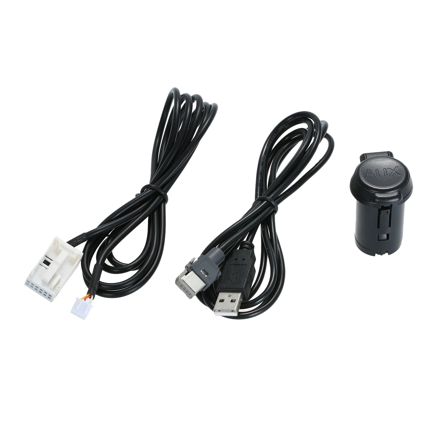 Автомобильный AUX аудио адаптер USB переключатель панель стерео Сменный кабель для