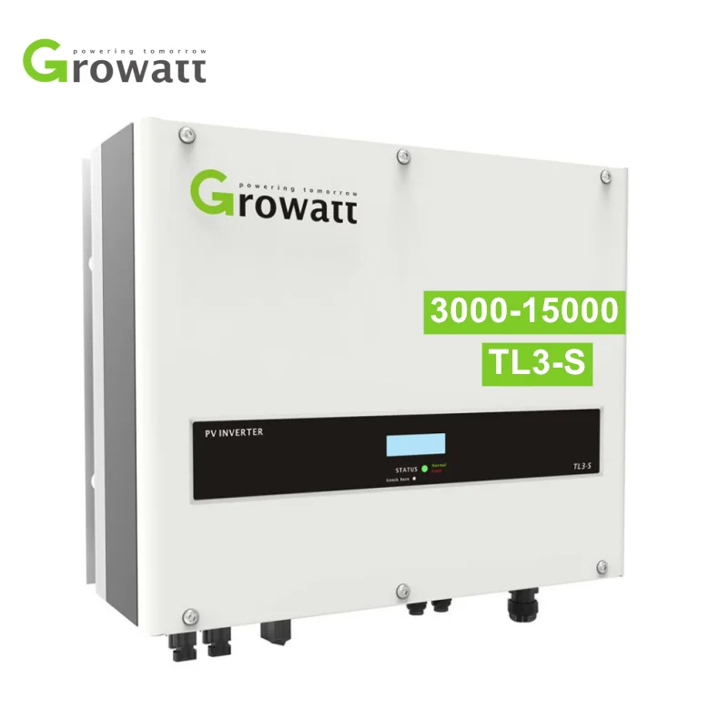 Growatt Certificazione Ce 3Kva Inverter 5Kw Su Griglia Trifase Inverter 8Kva 10Kva 12Kva 15Kva Mppt Dc A Ac Sistema Solare
