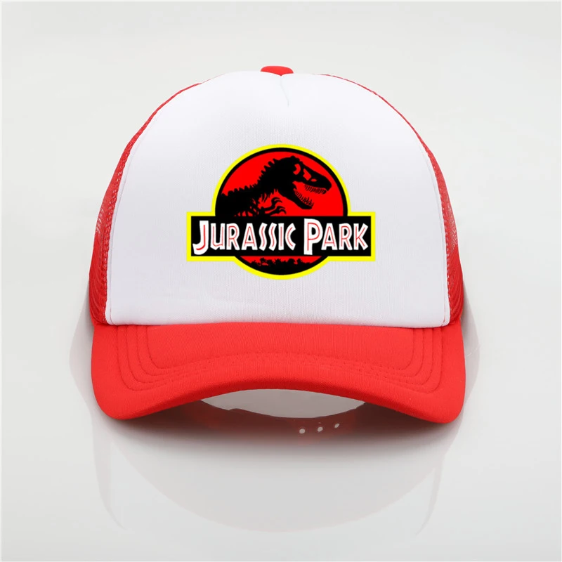 Jurassic Park pattern printing baseball cap Men and women Summer Trend Cap New Youth Joker sun hat Beach Visor