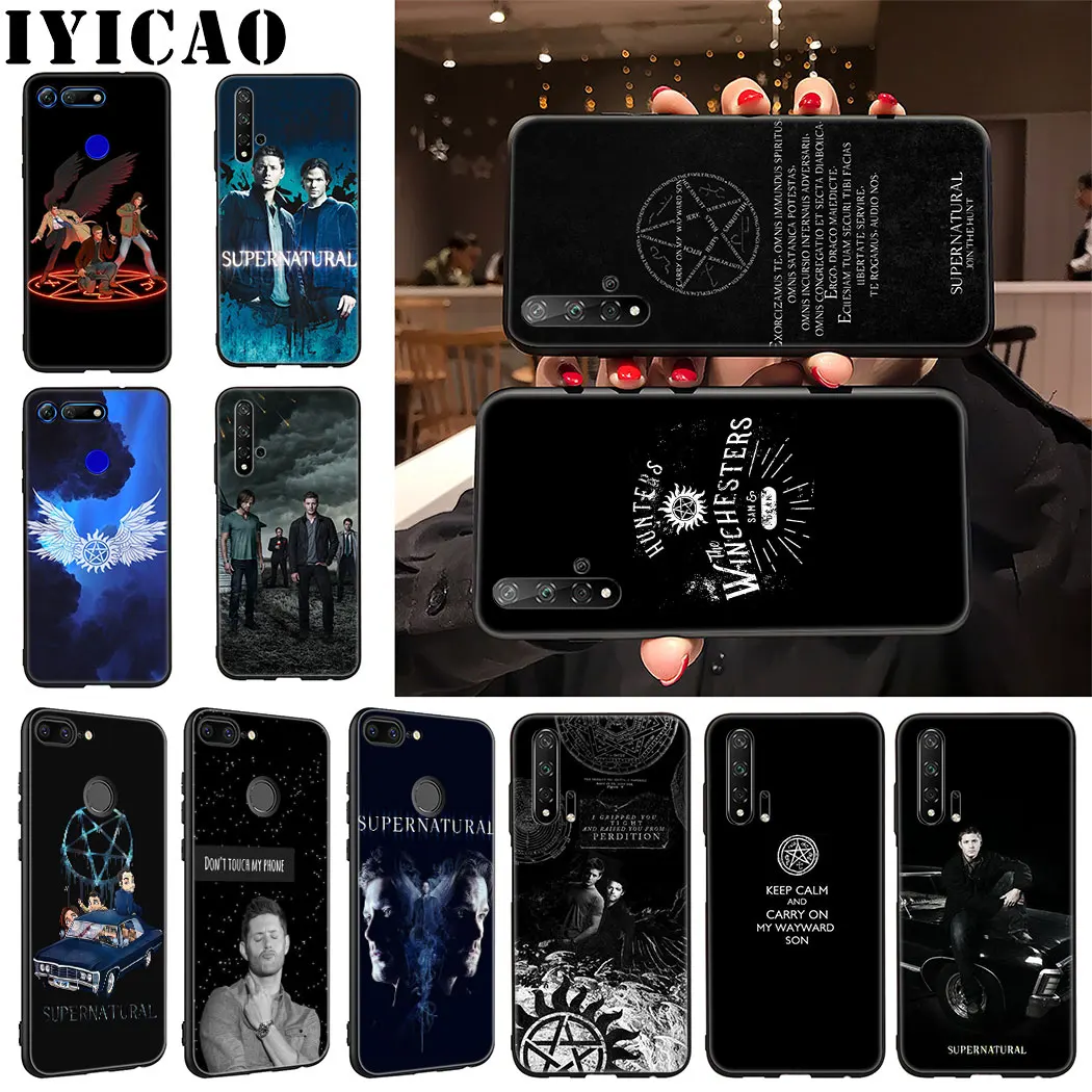 

IYICAO Supernatural Soft Phone Case for Huawei Honor 9X 20 Pro 7A 7C 7X 8 9 10 Lite 8X 8C Note 10 View 20 Case