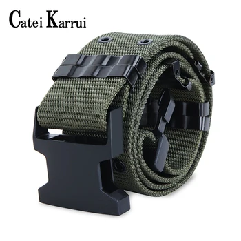 

Catei Karrui Nylon Webbing Waist Belt Tactical Rigger Belt hot men military tactical belt adjustable army heavy training belt