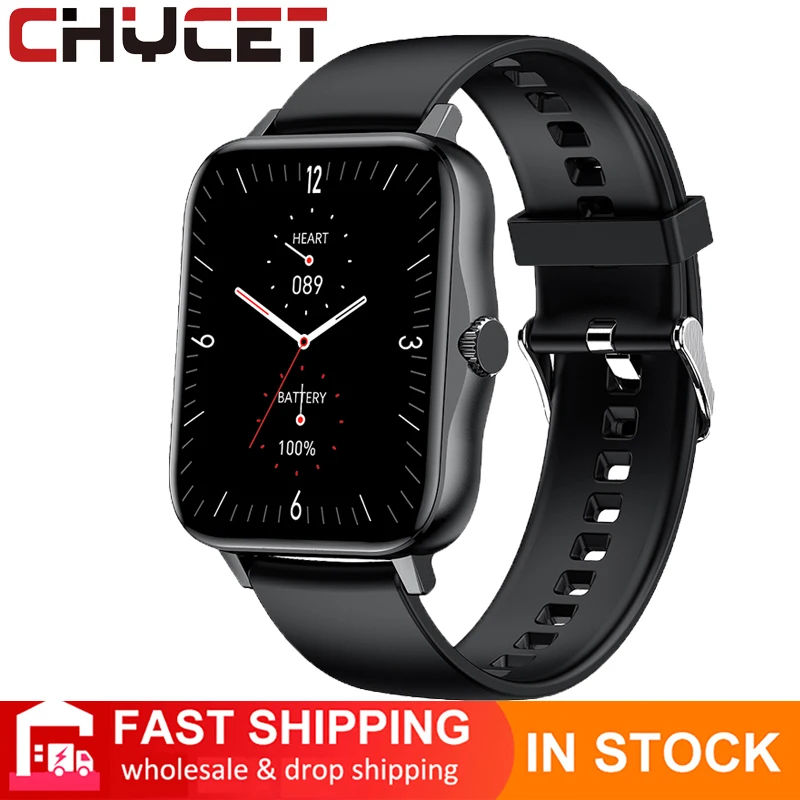 CHYCET 1.75 Inch Smart Watch Men Heart Rate Monitor Sport Women Smartwatch Fitness Tracker 2021 Watches for Xiaomi IPhone Plus |