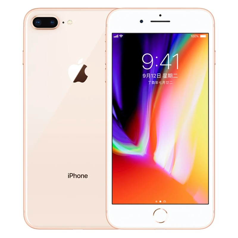 Gold Apple iphone 8 Plus Hexa Core iOS 3GB ram 64/256GB rom 5,5 дюймов мобильный телефон 12MP отпечаток пальца 2691mAh 4G LTE мобильный телефон - Цвет: Gold