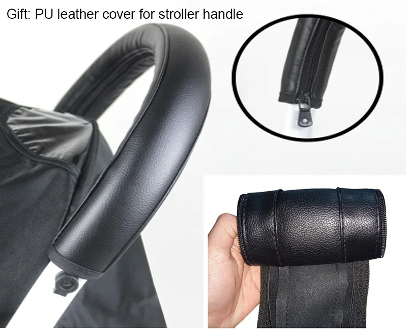 baby stroller accessories leather armrest and extend leg rest and handle protective cover for babyzen yoyo2 yoya yoyo 2 stroller strollers accessories aliexpress