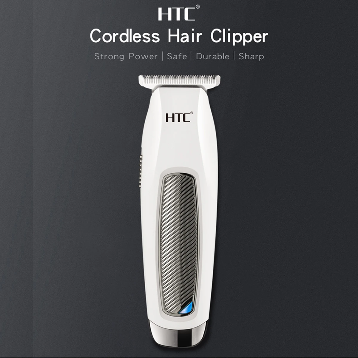 HTC 전문 오일 헤드 전기 클리퍼, 카빙 레트로 헤어 면도기, 충전식 면도기, 무선 이발 가정용 헤어 트리머