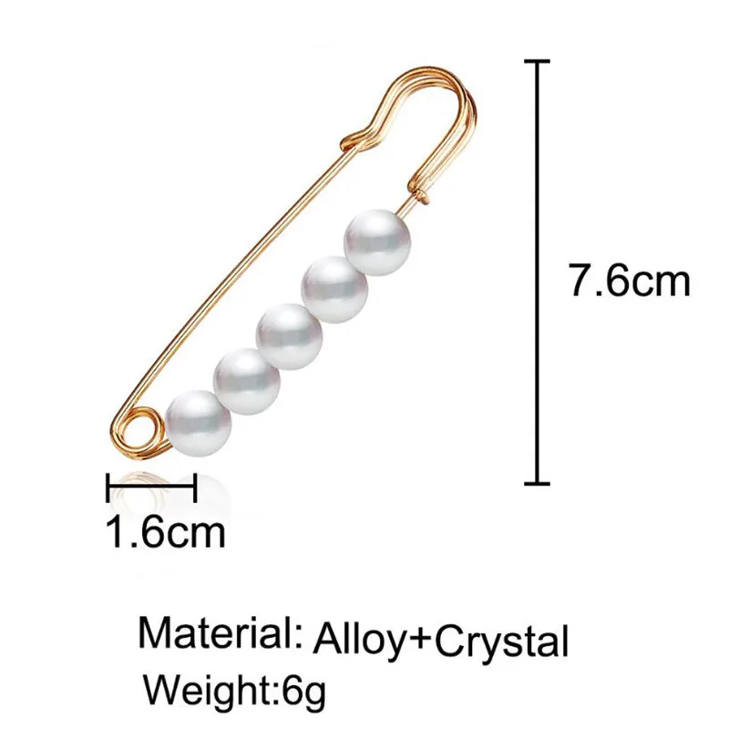 Элегантная Золотая Серебряная жемчужина броши для женщин шарф винтажные булавки-брошки с кристаллами Свадебные ювелирные изделия бижутерия Броши подарок - Окраска металла: 4
