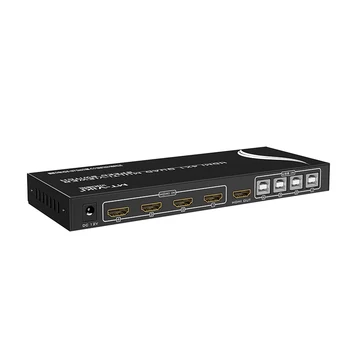 

4 port HDMI quad splitter 1080P HDMI multiviewer switch synchronous control 4 sources support 4 display mode MT-SW041