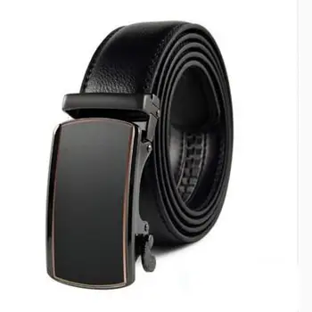 

Big and Tall Size Men Belt 2020 Genuine Leather Belts For Men Luxury Automatic Buckle Belts Black Cinturones Hombre 200cm