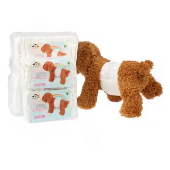

10PCS/Bag Dog Diapers Diaper for Dogs Pet Female Dog Disposable Leakproof Nappies Puppy Super Absorption Physiological Pants