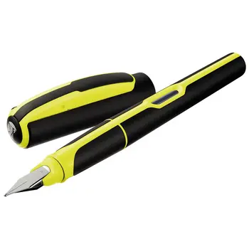

Pelikan Style P57M-fountain pen for children with medium nib, color: yellow phosphorescent and black pens