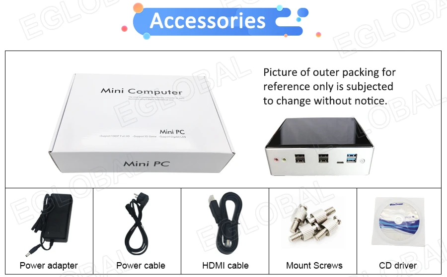Eglobal Micro PC Barebone with New Intel Core i7 10510U/i3 10110U, Windows TV BOX, 2 LAN, DP, HD, Dual Band WiFi, Desktop Mini Computer. Description Image.This Product Can Be Found With The Tag Names Barebone Mini PC, Computer Office, Eglobal