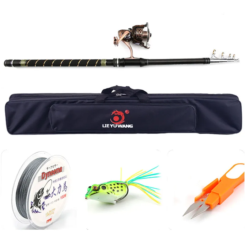 Super high quality Telescopic Fishing Rod Reel Combo Kit Fishing Rod