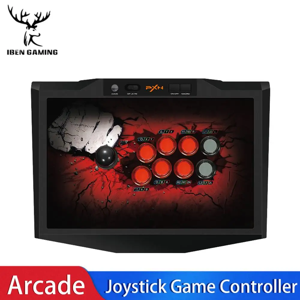 PXN-X9 USB рокер игровой контроллер аркадный джойстик геймпад уличные бои палка для PS3/PS4/X-box/Switch/PC/Android