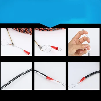 

Electrical Wire Threader 5/10/15M Electrician Threading Device Wire Cable Running Puller Lead Construction Tools