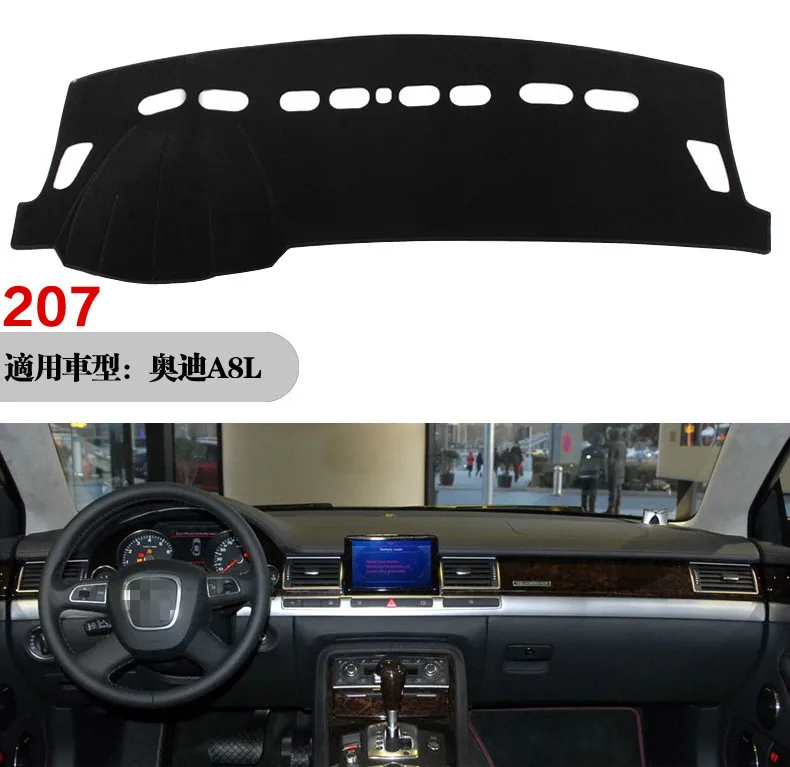 

for audi A8 2007 2008 2009 dashboard mat Protective pad Shade Cushion Photophobism Pad car styling accessories