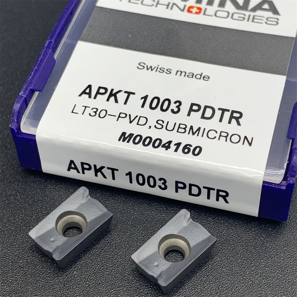 APKT1003 PDTR LT30 фрезерные Токарные инструменты для фрезерных станков APKT 1003