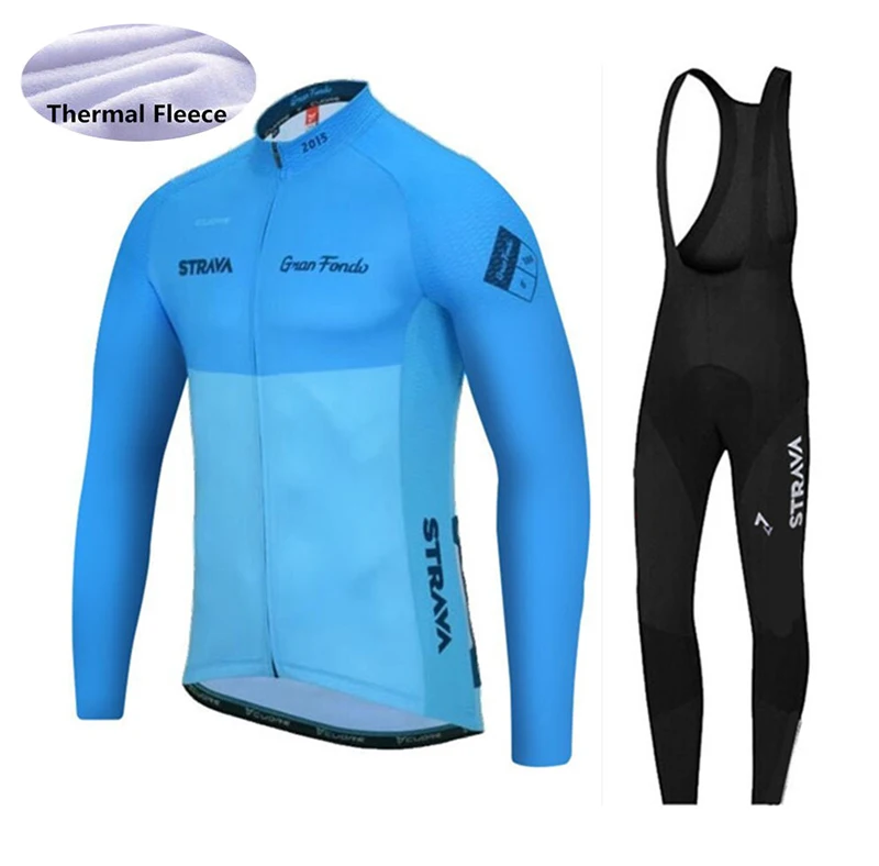 Strava Зимняя Теплая Флисовая велосипедная Майка набор Майо Ropa Ciclismo Invierno MTB велосипедная одежда спортивная одежда