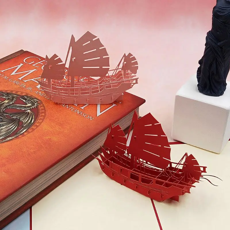 3D форма парусной лодки металлический прорезной трафарет для окраски поздравительная открытка «сделай сам» декор бумажные карточки для скрапбукинга декоративные изделия