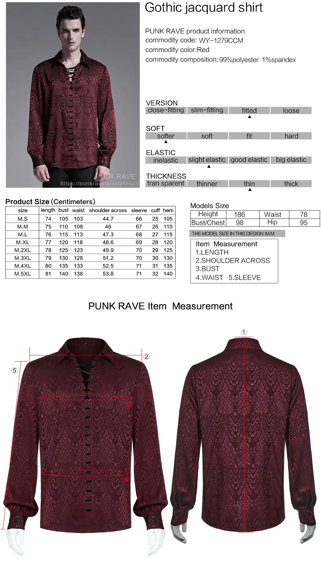 PUNKRAVE ダークユニフォームロング マント WY-878DPM-BK Tormentor Crop Jacket - Punk Rave