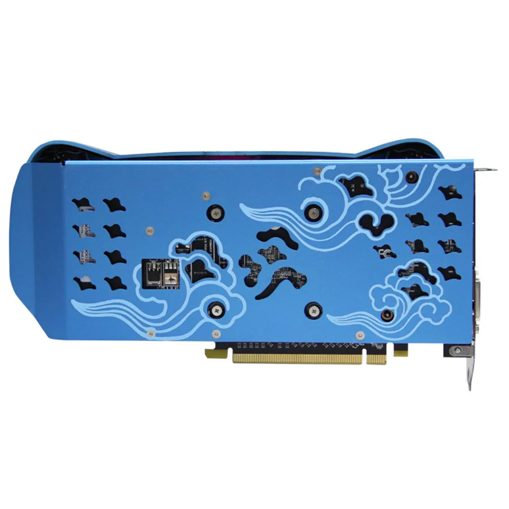 Умные домашние компьютерные графические карты 8G китайские Yeston RX580 2048SP 8G D5 MA Графические видеокарты 256 бит 1284 МГц для игрового рабочего стола